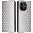 Чехол Deexe Rhombus Book для Xiaomi Redmi Note 17 - Silver (430015S)