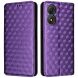 Чехол Deexe Rhombus Book для ZTE Blade A34 - Purple (366143V). Фото 1 из 9