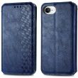 Чехол Deexe Rhombus Wallet для Apple iPhone 16e - Blue (376412L)