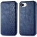 Чехол Deexe Rhombus Wallet для Apple iPhone 16e - Blue (376412L). Фото 1 из 10