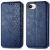 Чехол Deexe Rhombus Wallet для Apple iPhone 16e - Blue: фото 1 из 10