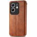 Чехол Deexe Rhombus Wallet для Infinix Zero 30 - Brown (345316Z). Фото 5 из 6
