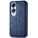 Чехол Deexe Rhombus Wallet для OPPO A60 - Blue (357423L). Фото 5 из 9