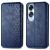 Чехол Deexe Rhombus Wallet для OPPO A60 - Blue: фото 1 из 9