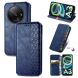 Чехол Deexe Rhombus Wallet для Xiaomi Redmi A3 - Blue (349259L). Фото 4 из 10