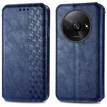 Чехол Deexe Rhombus Wallet для Xiaomi Redmi A3 - Blue: фото 1 из 10