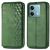Чехол Deexe Rhombus Wallet для Xiaomi Redmi Note 13 5G - Green: фото 1 из 10