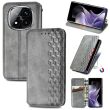 Чехол Deexe Rhombus Wallet для Xiaomi Redmi Note 14 Pro - Grey (373533H)