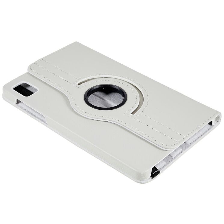 Чехол Deexe Rotation для Realme Pad mini - White: фото 6 из 11