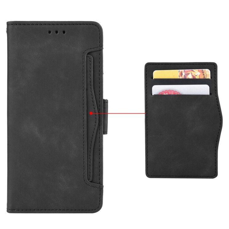 Чехол Deexe Wallet Stand для Blackview Shark 9 - Black: фото 6 из 7