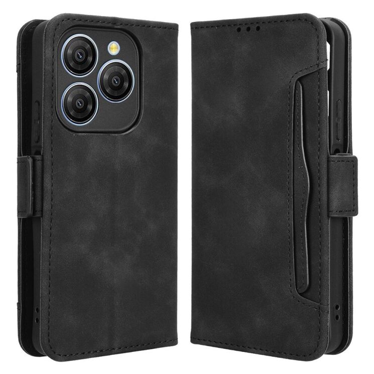 Чехол Deexe Wallet Stand для Blackview Shark 9 - Black: фото 1 из 7