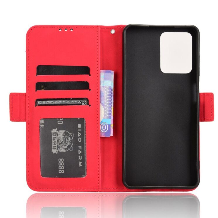 Чехол Deexe Wallet Stand для HMD Pulse / Pulse Pro / Pulse Plus - Red: фото 5 из 7