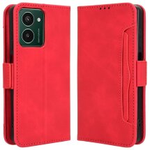 Чехол Deexe Wallet Stand для HMD Pulse / Pulse Pro / Pulse Plus - Red: фото 1 из 7