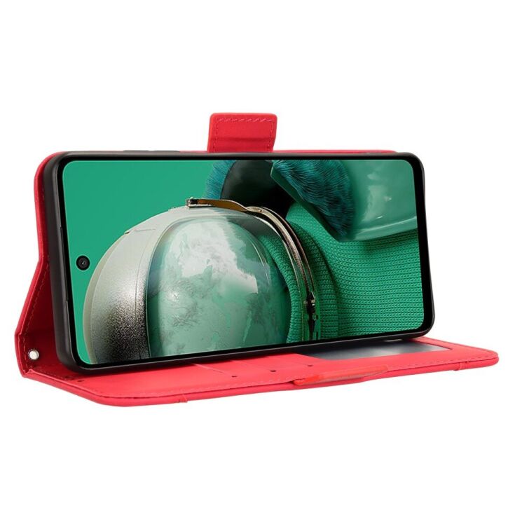 Чехол Deexe Wallet Stand для HMD Pulse / Pulse Pro / Pulse Plus - Red: фото 4 из 7