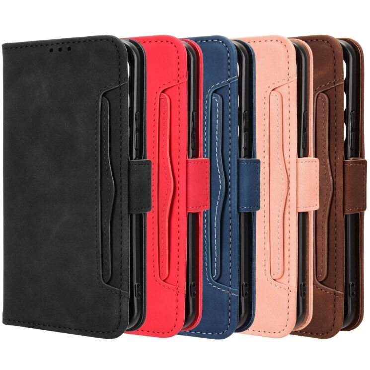 Чохол Deexe Wallet Stand для Infinix Hot 60 Pro - Black: фото 9 з 15