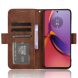 Чехол Deexe Wallet Stand для Motorola Moto G84 - Brown (339115Z). Фото 2 из 6