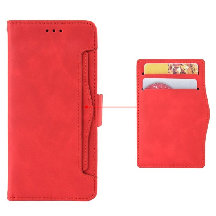 Чехол Deexe Wallet Stand для Nokia G60 - Red: фото 4 из 8