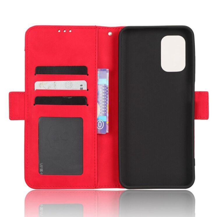 Чехол Deexe Wallet Stand для Nokia G60 - Red: фото 5 из 8