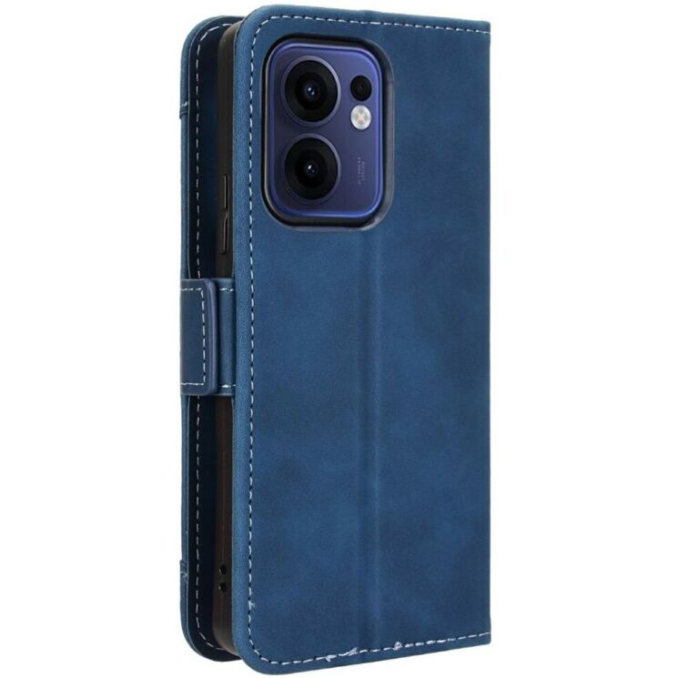 Чехол Deexe Wallet Stand для OPPO Reno 13 F/FS 5G - Blue: фото 7 из 7