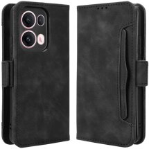 Чехол Deexe Wallet Stand для OPPO Reno 13 Pro 5G - Black: фото 1 из 7