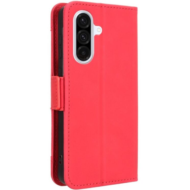 Чехол Deexe Wallet Stand для Samsung Galaxy A56 (A566) - Red: фото 7 из 7