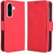 Чехол Deexe Wallet Stand для Samsung Galaxy A56 (A566) - Red (372128R). Фото 1 из 7