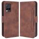 Чехол Deexe Wallet Stand для VIVO Y33s / Y21 / Y21s - Brown (290206Z). Фото 1 из 9