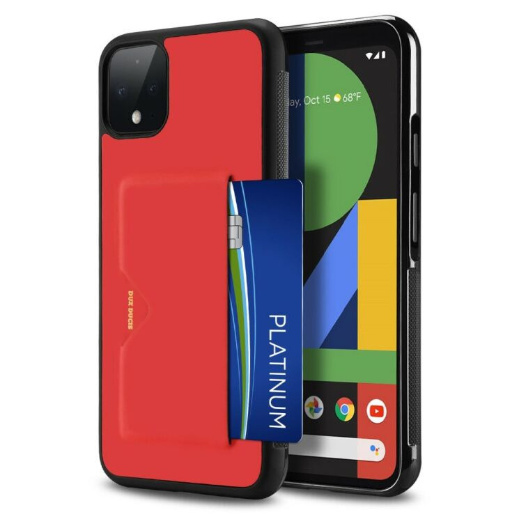 Чехол DUX DUCIS Pocard Series для Google Pixel 4 XL - Red: фото 1 из 14