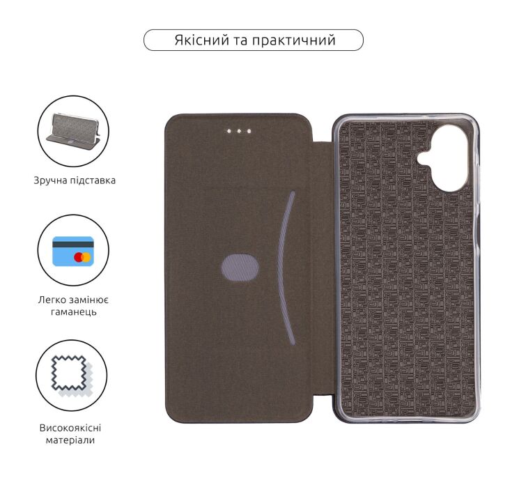 Чохол-книжка ArmorStandart G-Case для Samsung Galaxy A07 (A075) - Black: фото 3 з 3