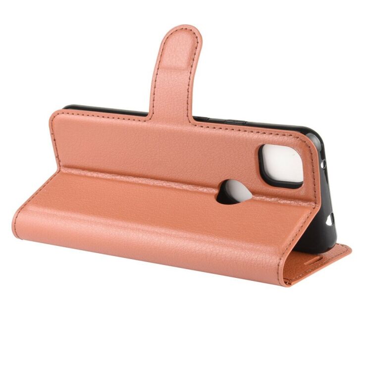 Классический чехол-книжка Deexe Book Type для Google Pixel 4A - Brown: фото 5 из 6