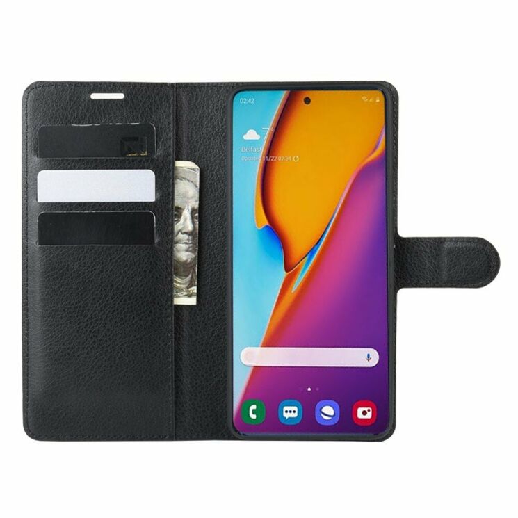 Чехол-книжка Deexe Book Type для Samsung Galaxy S20 Plus (G985) - Black: фото 4 из 7