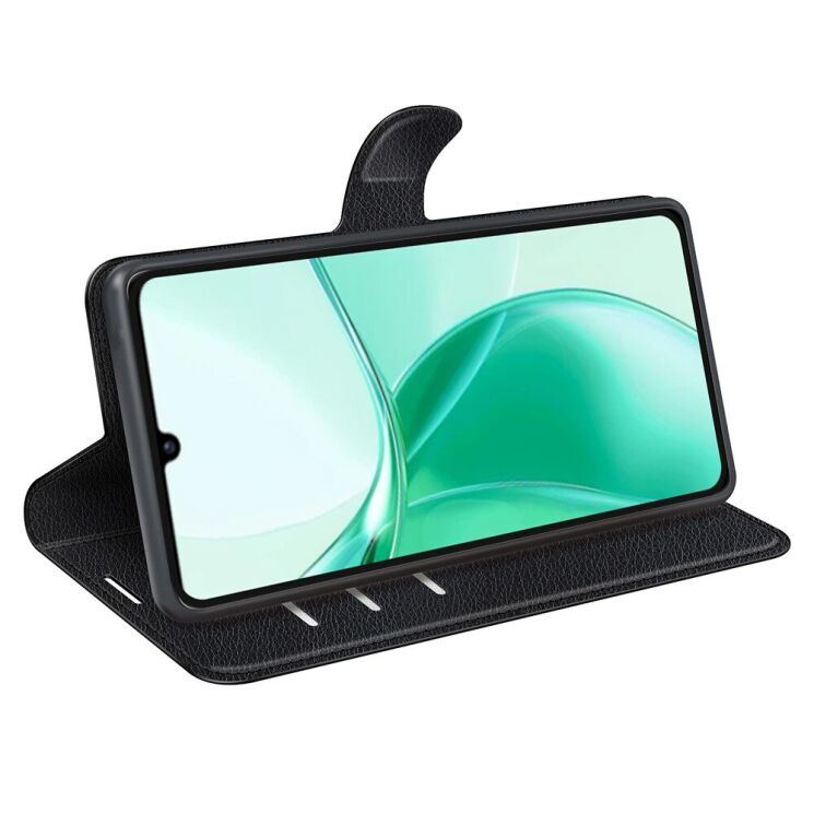 Чехол-книжка Deexe Book Type для ZTE Blade A35 - Black: фото 4 из 10