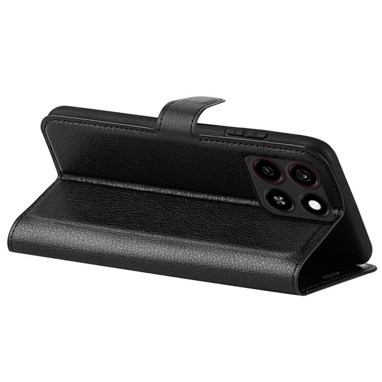 Чехол-книжка Deexe Book Type для ZTE Blade A35 - Black: фото 3 из 10