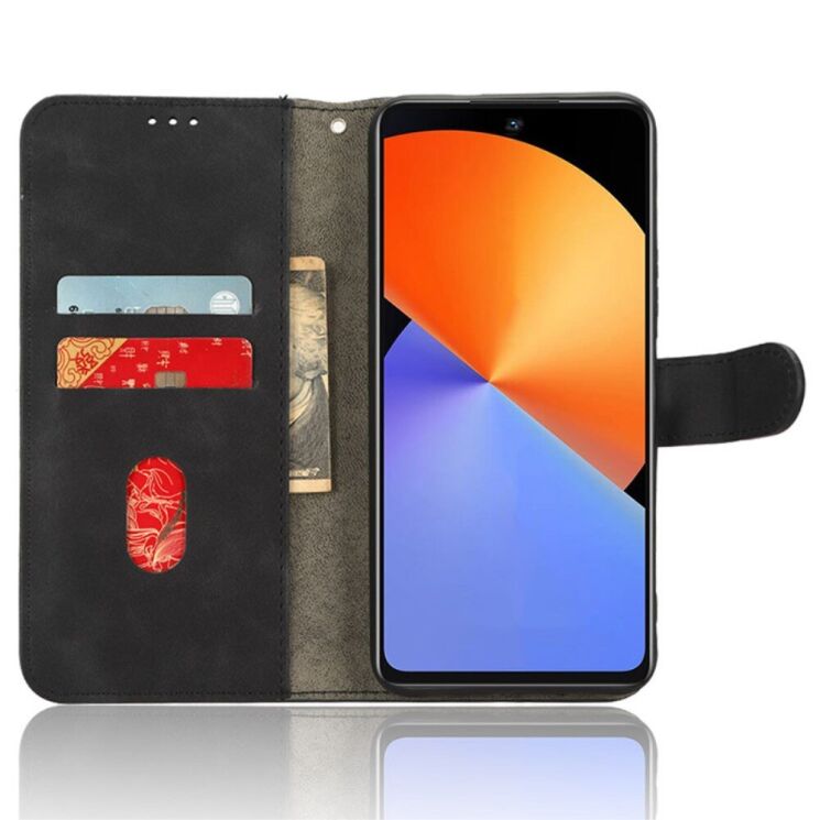 Чехол-книжка Deexe Classic Wallet для Infinix Note 30 - Black: фото 2 из 7