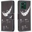 Чехол-книжка Deexe Color Wallet для HMD Pulse Pro - Don't Touch My Phone (354510B)