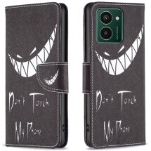 Чехол-книжка Deexe Color Wallet для HMD Pulse Pro - Don't Touch My Phone: фото 1 из 8