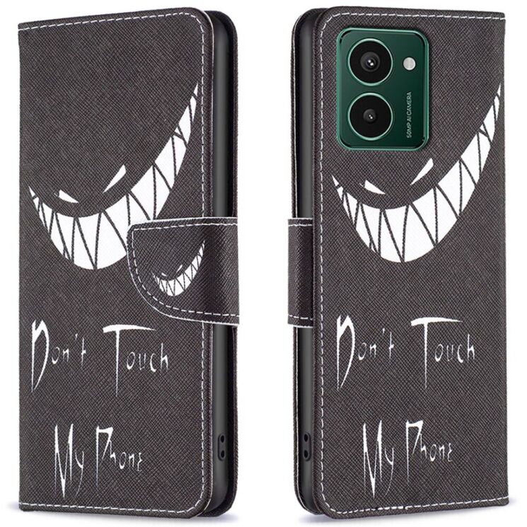 Чехол-книжка Deexe Color Wallet для HMD Pulse Pro - Don't Touch My Phone: фото 1 из 8