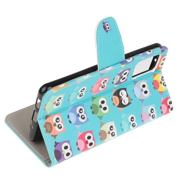 Чехол-книжка Deexe Color Wallet для Samsung Galaxy S20 FE (G780) - Cute Owls: фото 4 из 6