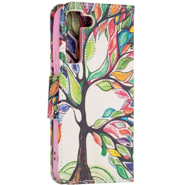 Чехол-книжка Deexe Color Wallet для Samsung Galaxy S22 (S901) - Life Tree: фото 3 из 8
