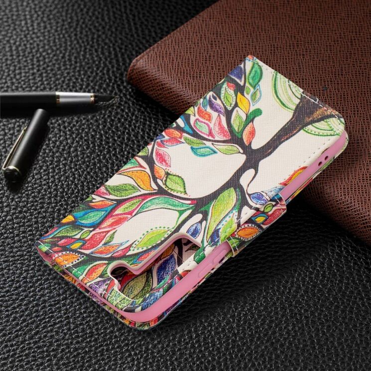 Чехол-книжка Deexe Color Wallet для Samsung Galaxy S22 (S901) - Life Tree: фото 5 из 8