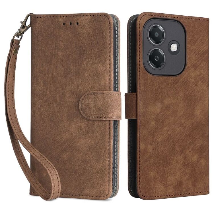 Чехол-книжка Deexe Delta Book для OPPO A3x / A3 / A40m - Brown: фото 1 из 7