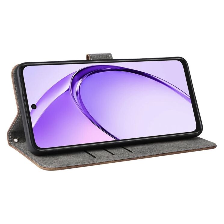Чехол-книжка Deexe Delta Book для OPPO A3x / A3 / A40m - Brown: фото 3 из 7