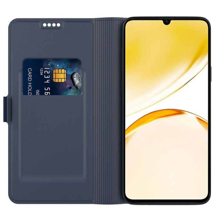 Чехол-книжка Deexe Faro Wallet для Realme 14 Pro Plus - Blue: фото 2 из 7