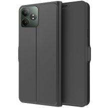 Чехол-книжка Deexe Faro Wallet для Realme GT Neo 6 SE / GT 6T - Black: фото 1 из 7