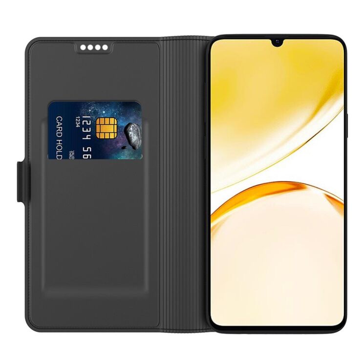 Чехол-книжка Deexe Faro Wallet для Realme GT Neo 6 SE / GT 6T - Black: фото 2 из 7