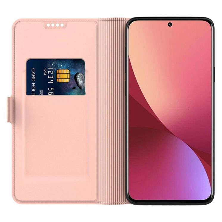 Чохол-книжка Deexe Faro Wallet для Xiaomi Redmi Note 14S - Rose Gold: фото 2 з 6