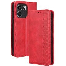 Чехол-книжка Deexe Retro Style для OnePlus Nord CE6 - Red: фото 1 из 18