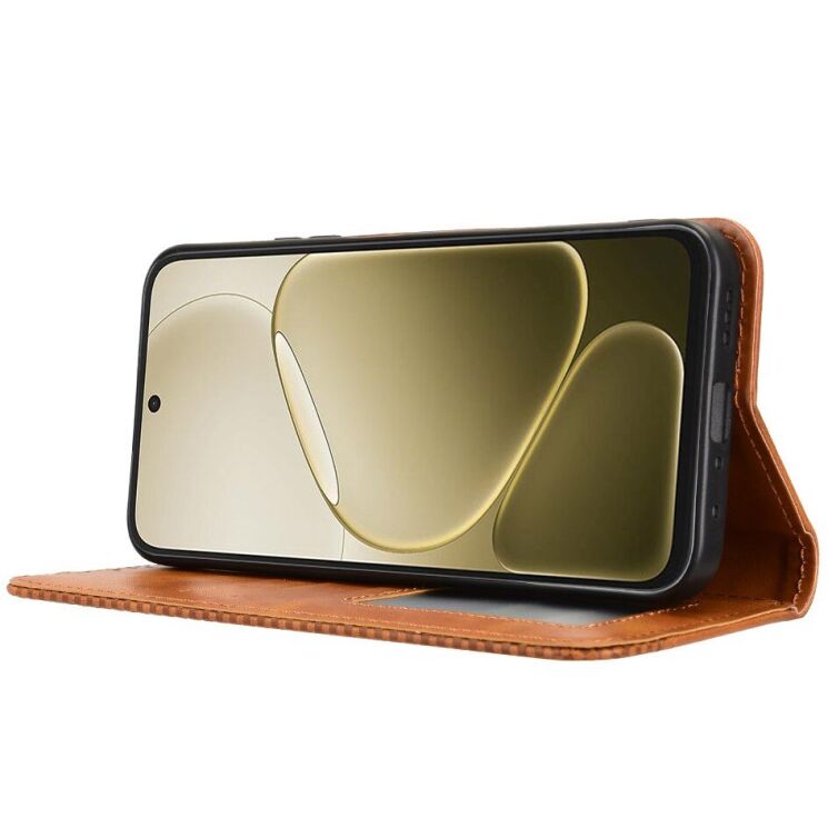 Чохол-книжка Deexe Retro Style для OPPO A6s / A6 - Brown: фото 7 з 19