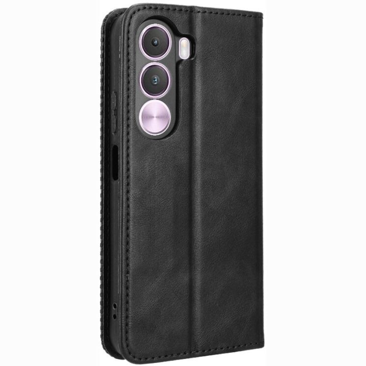 Чохол-книжка Deexe Retro Style для Realme C100i - Black (412503B) Чохол-книжка Deexe Retro Style для Realme C100i - Black: фото 8 з 19