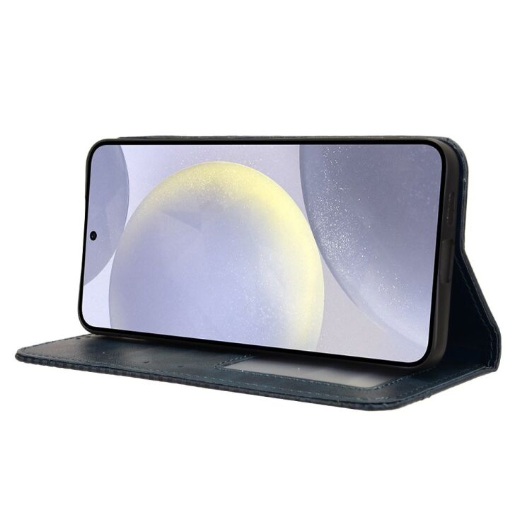 Чехол-книжка Deexe Retro Style для Samsung Galaxy S26 FE - Blue (412779L) Чехол-книжка Deexe Retro Style для Samsung Galaxy S26 FE - Blue: фото 7 из 19